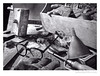 rivertext > Dad's workbench just after his death.