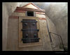 rivertext > In Prague's Jewish Quarter, the vestibule of the oldest synagogue in Europe. Construction began in 1260.