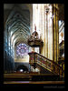 rivertext > The next day I took this shot looking back at the entrance from inside the Cathedral.